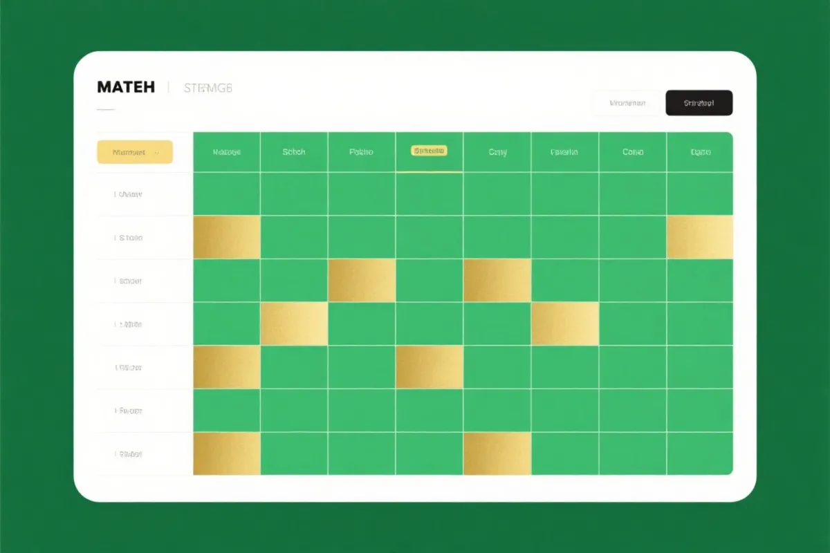 2026世界杯完整賽程表介面示意