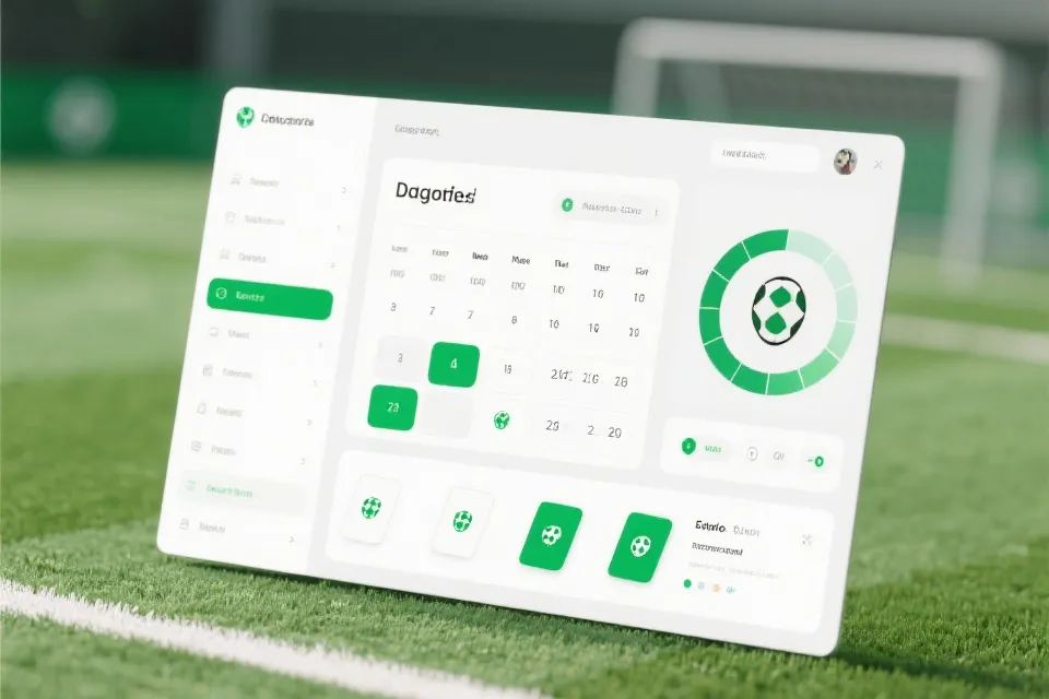 今日賽程概覽介面示意圖